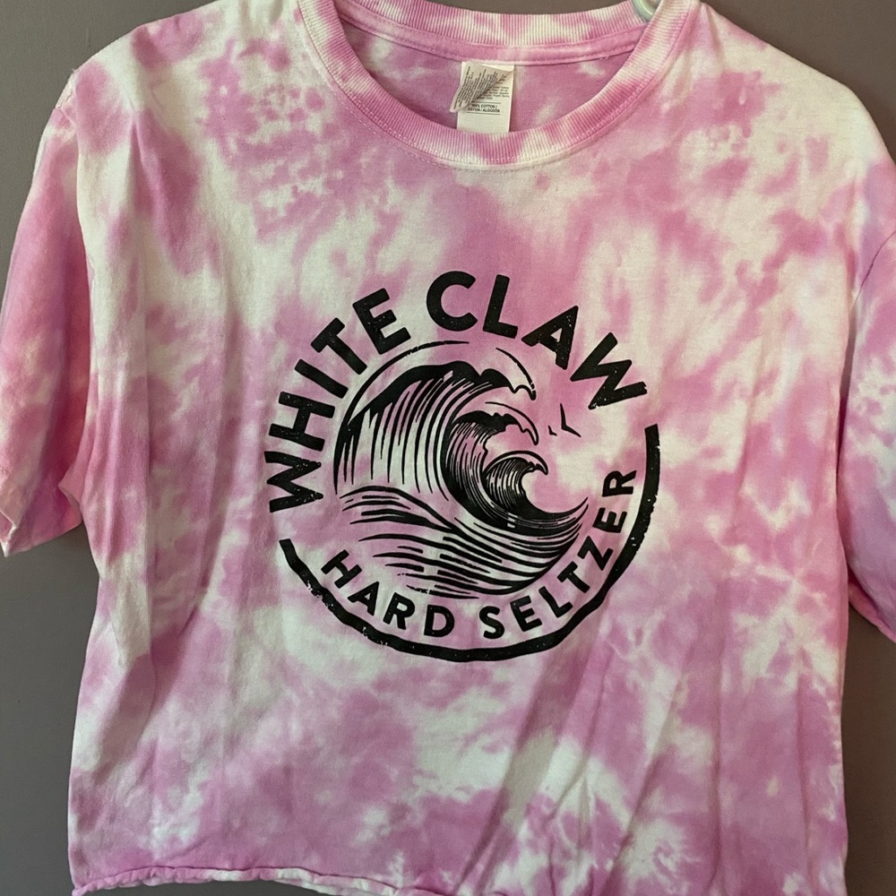 White Claw Tye-dye Crop Top
